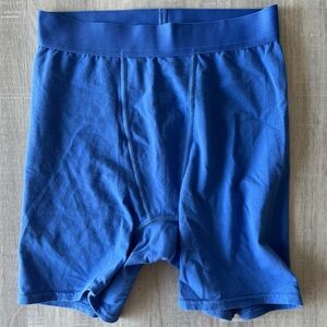 AUDEN Blue Women’s Cotton Blend Boxer Briefs Underwear Size XS